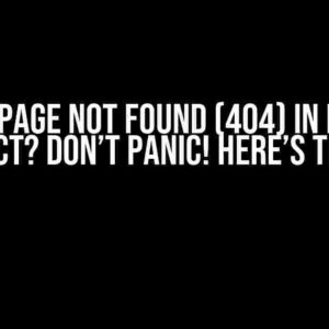 Admin page not found (404) in Django project? Don’t Panic! Here’s the Fix!