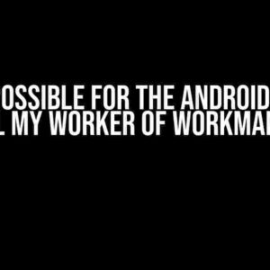 Is it Possible for the Android OS to Cancel my Worker of WorkManager?