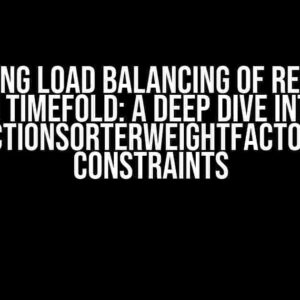 Mastering Load Balancing of Resources in Timefold: A Deep Dive into SelectionSorterWeightFactory vs Constraints