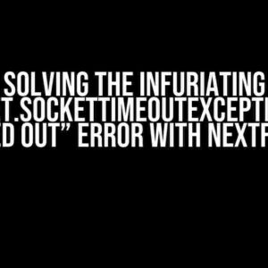 Solving the Infuriating “java.net.SocketTimeoutException: Read timed out” Error with Nextflow